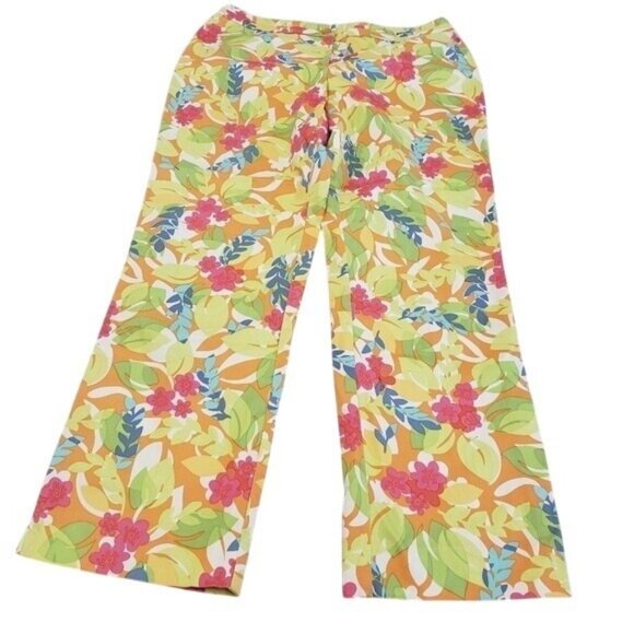 Sigrid Olsen Sport Womens Floral Pants Size 8 - Picture 1 of 7